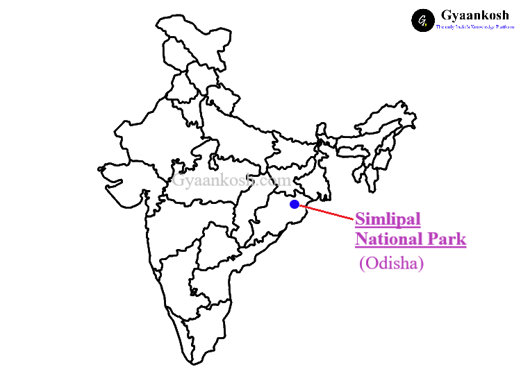 Similipal National Park Map